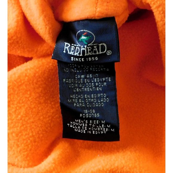 RedHead Realtree Reversible Hunting Vest M Brown Camo Orange Sleeveless Pockets - Picture 10 of 10